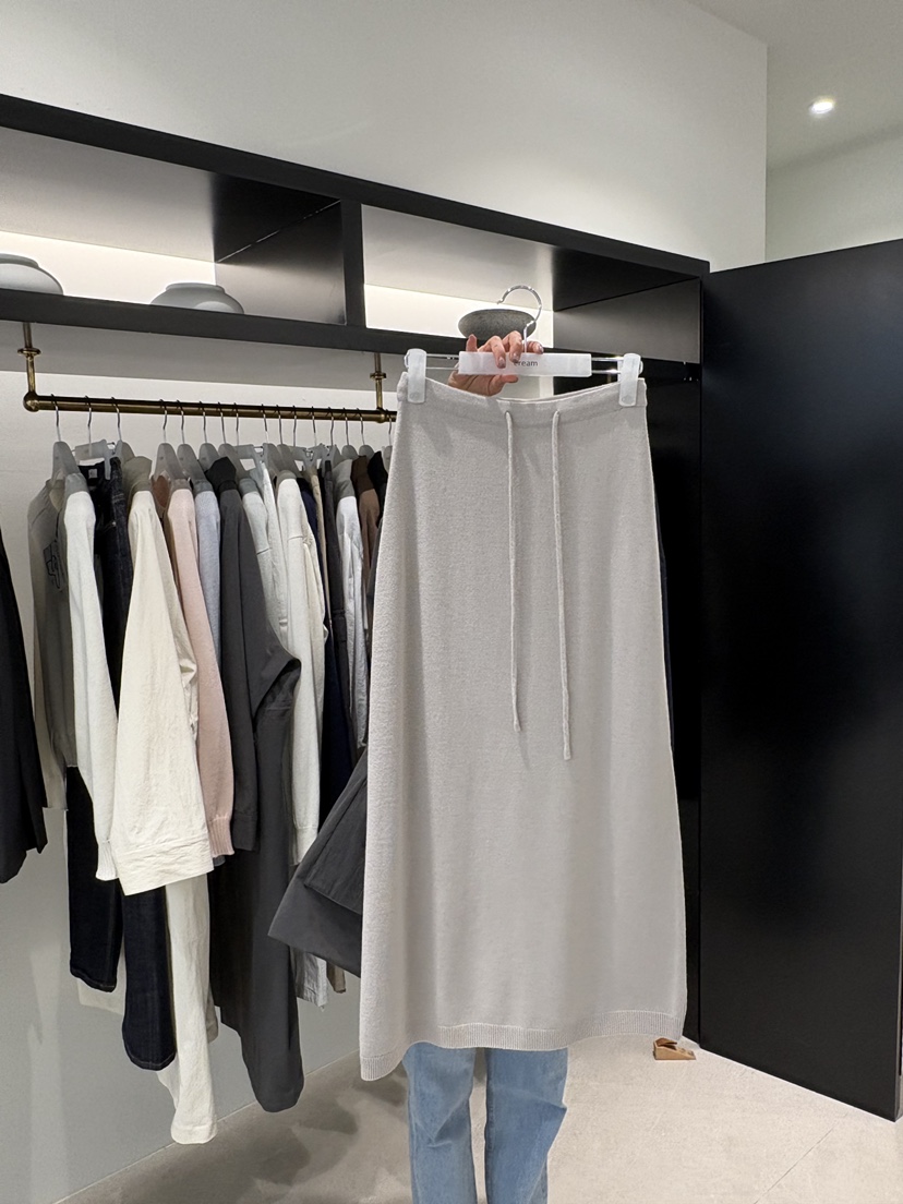 CREAM-P韓國代購女士新款26春夏時尚職業真品推薦長裙絲綢CREAM-P長裙圖色2