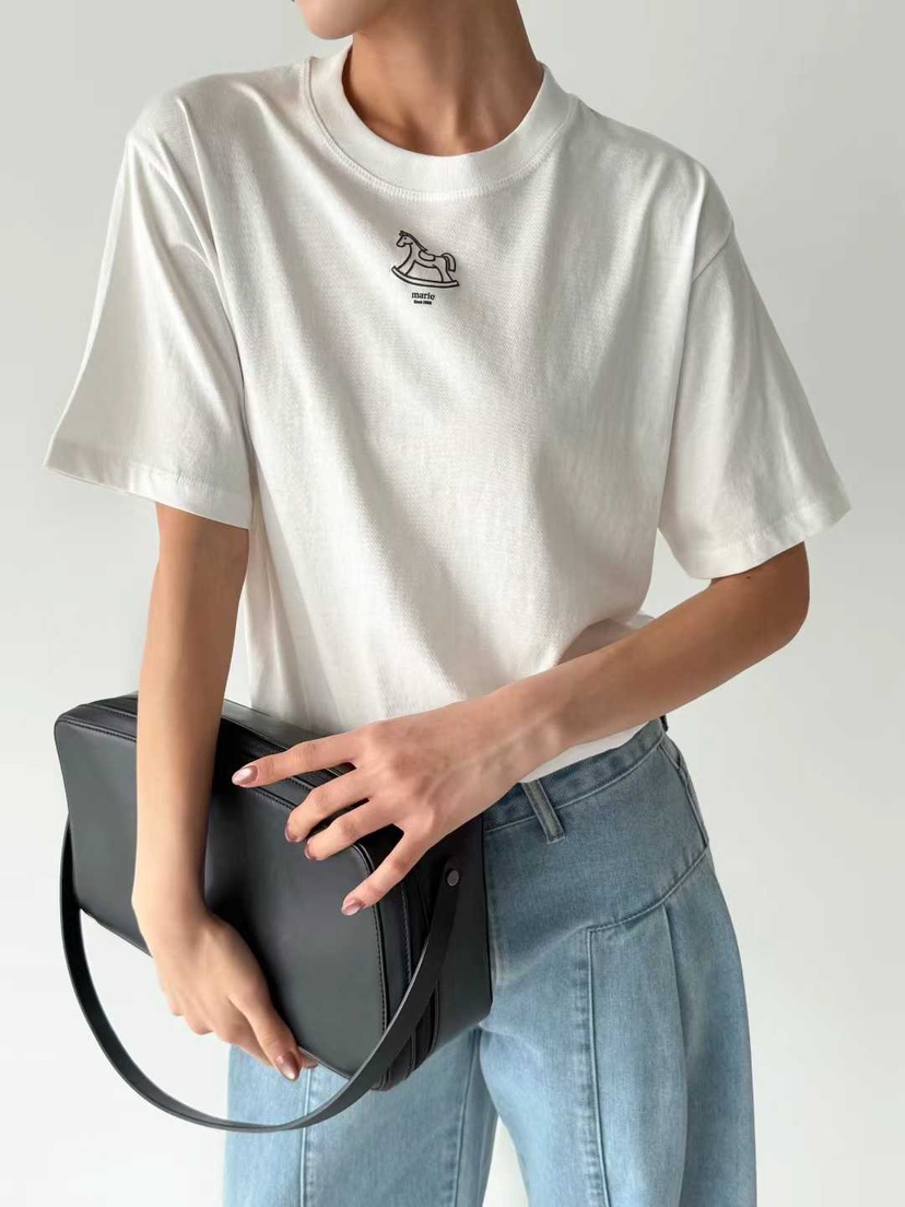 MARIE MARIE韓國直郵女士新款職業推薦真品26春夏人氣T恤MARIE MARIET恤