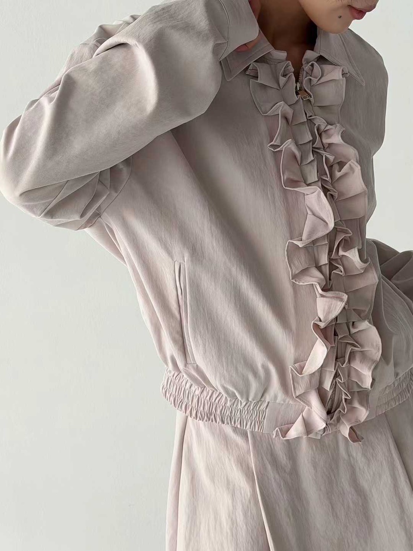 MARIE MARIE東大門直郵女士新品26春夏熱賣人氣夾克荷葉邊MARIE MARIE夾克