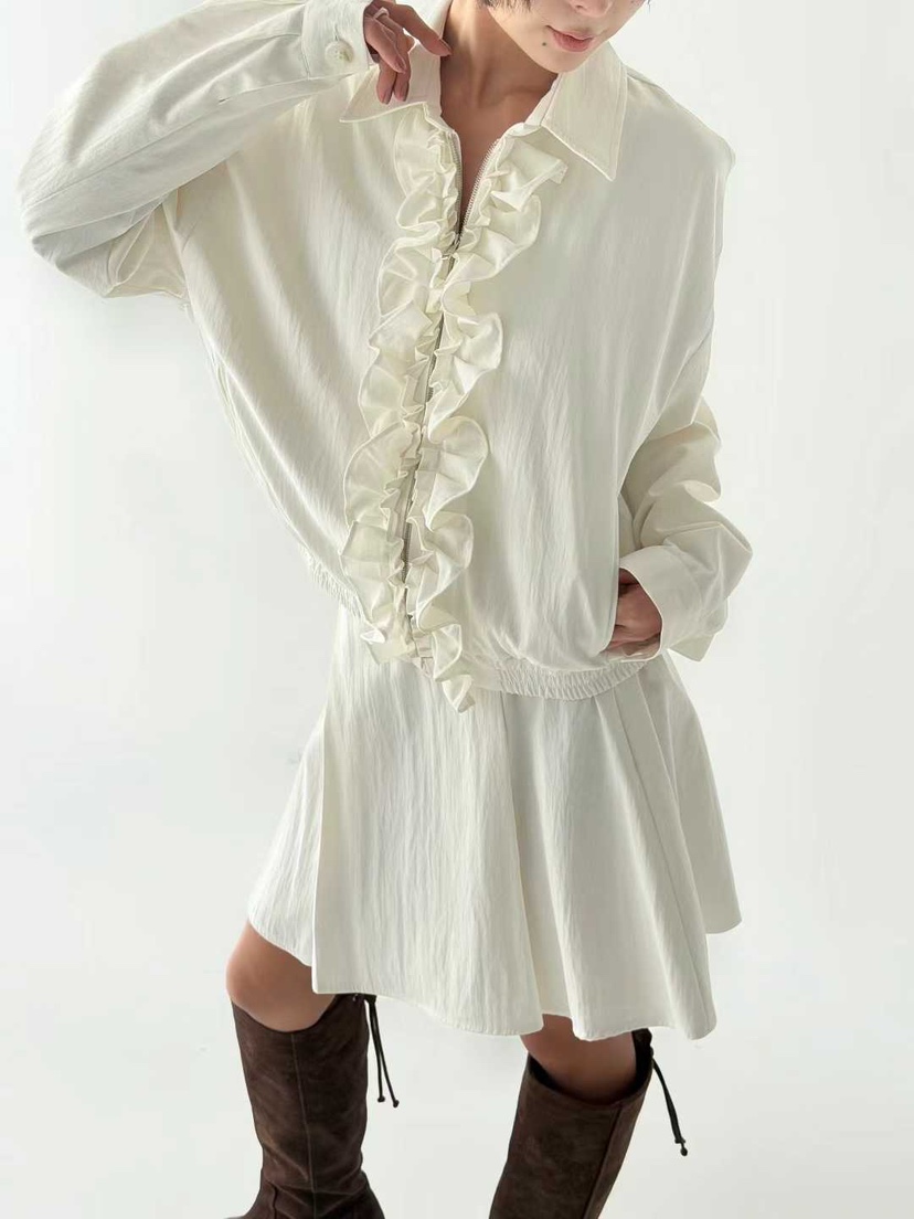 MARIE MARIE東大門直郵女士新品26春夏熱賣人氣夾克荷葉邊MARIE MARIE夾克