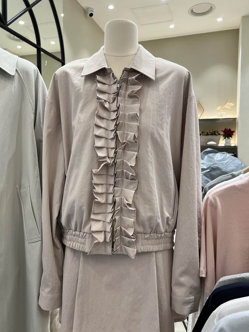 MARIE MARIE東大門直郵女士新品26春夏熱賣人氣夾克荷葉邊MARIE MARIE夾克圖色3