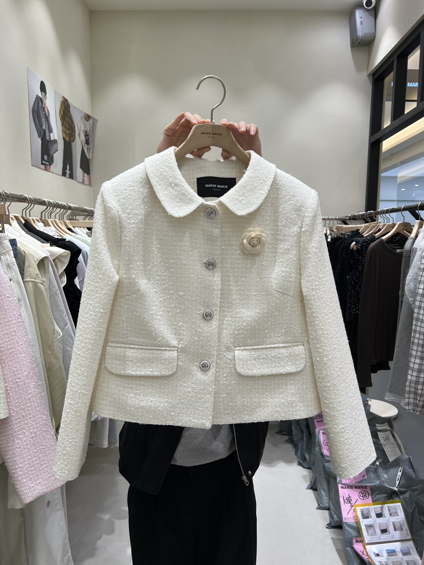 MARIE MARIE東大門實拍女裝新款26春夏真品人氣休閑夾克MARIE MARIE夾克圖色1