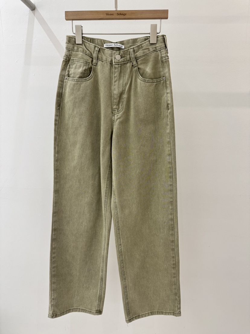WEAUE SELVAGE韓國代購女士新款人氣時尚職業推薦牛仔褲Weave Selvage牛仔褲圖色3