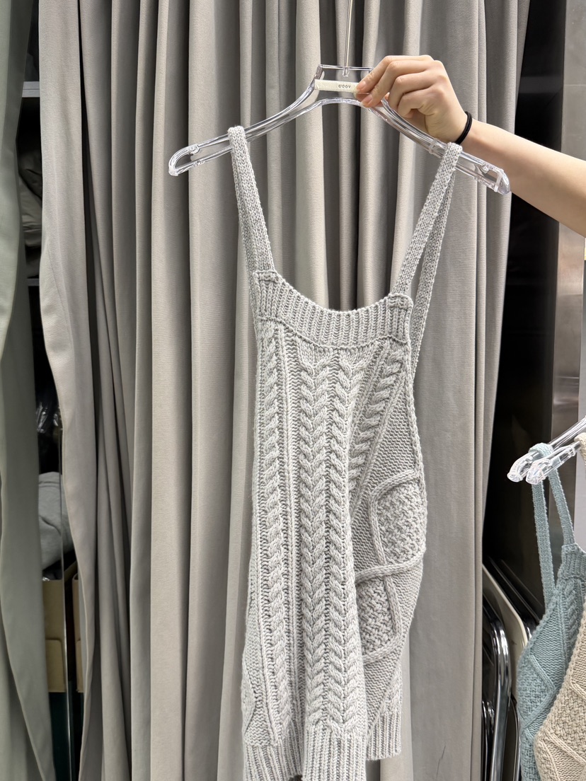 UOOV東大門直郵女士新品休閑26春夏真品時尚人氣吊帶背心UOOV吊帶/背心圖色3