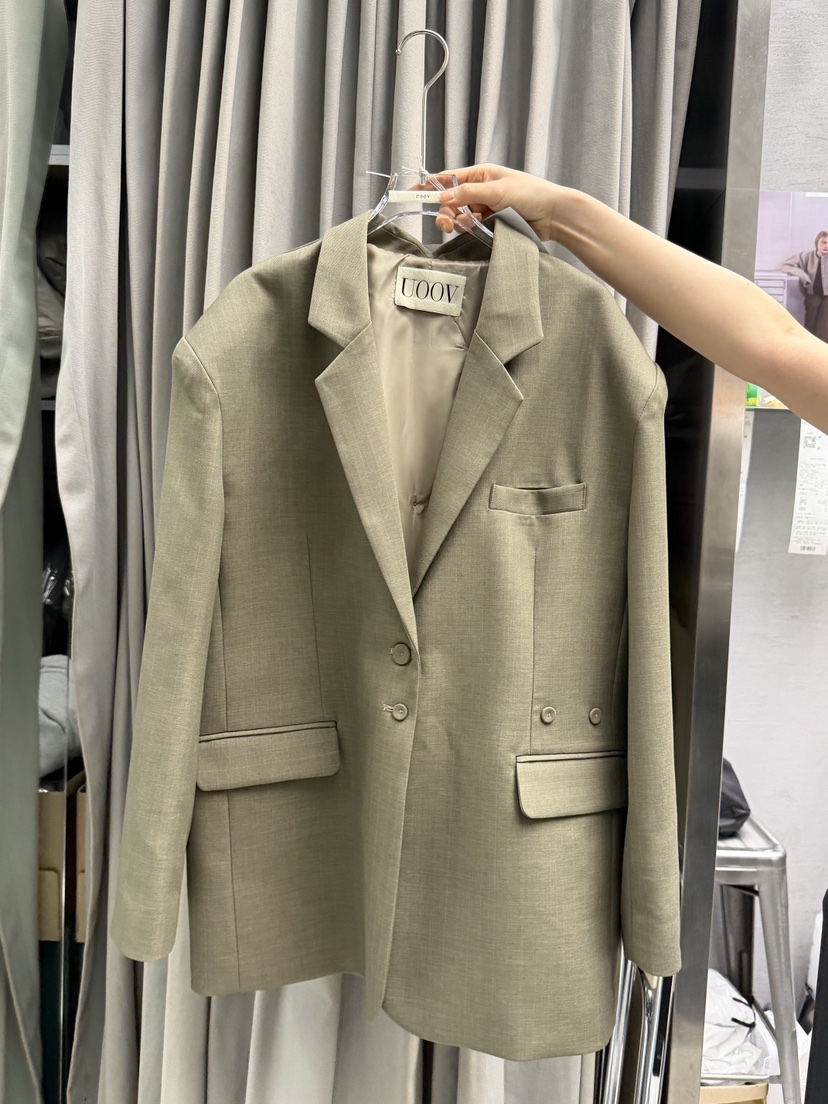 UOOV韓國直郵女士新款休閑人氣熱賣時尚真品26春夏推薦夾克UOOV夾克圖色1