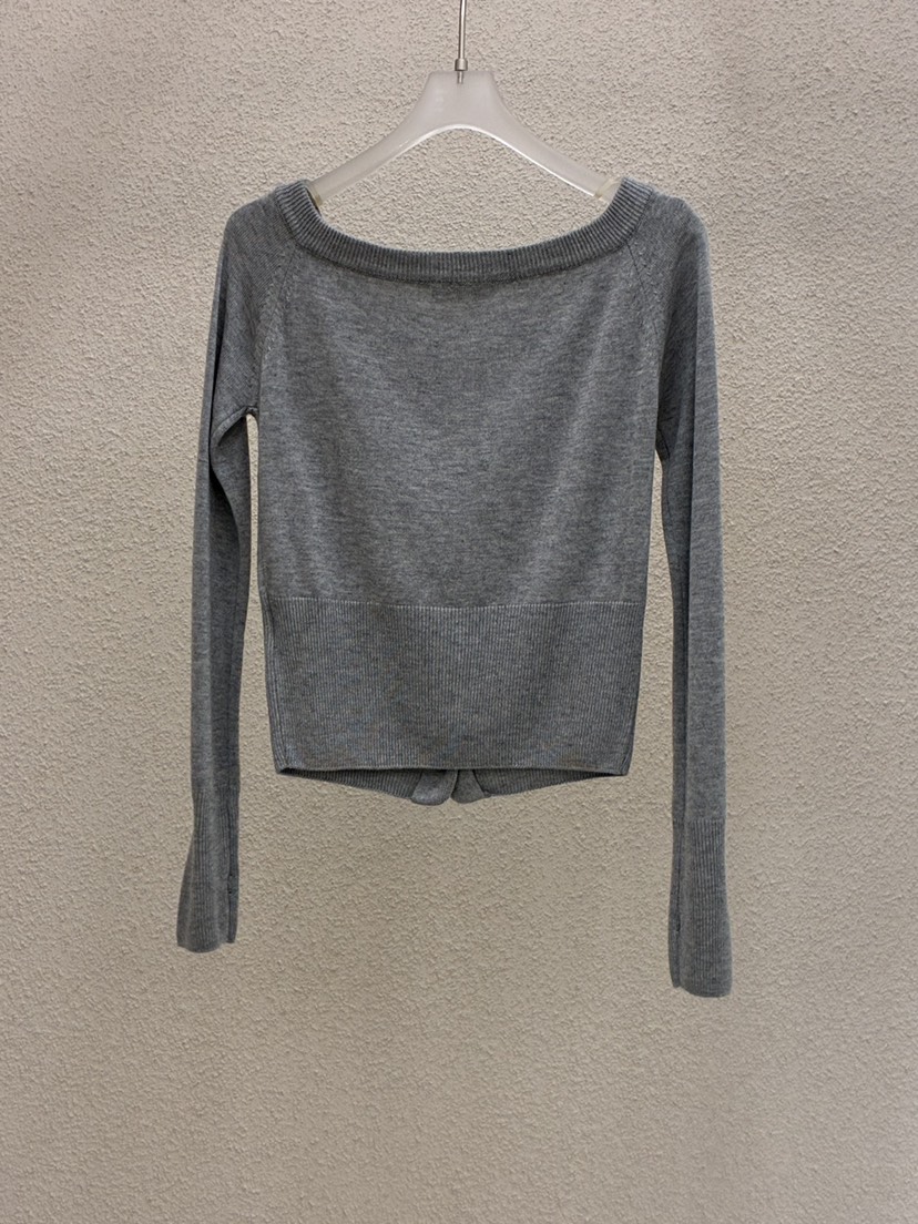 MWE東大門實拍女士新款26春夏時尚熱賣休閑真品針織衫露肩MWE針織衫