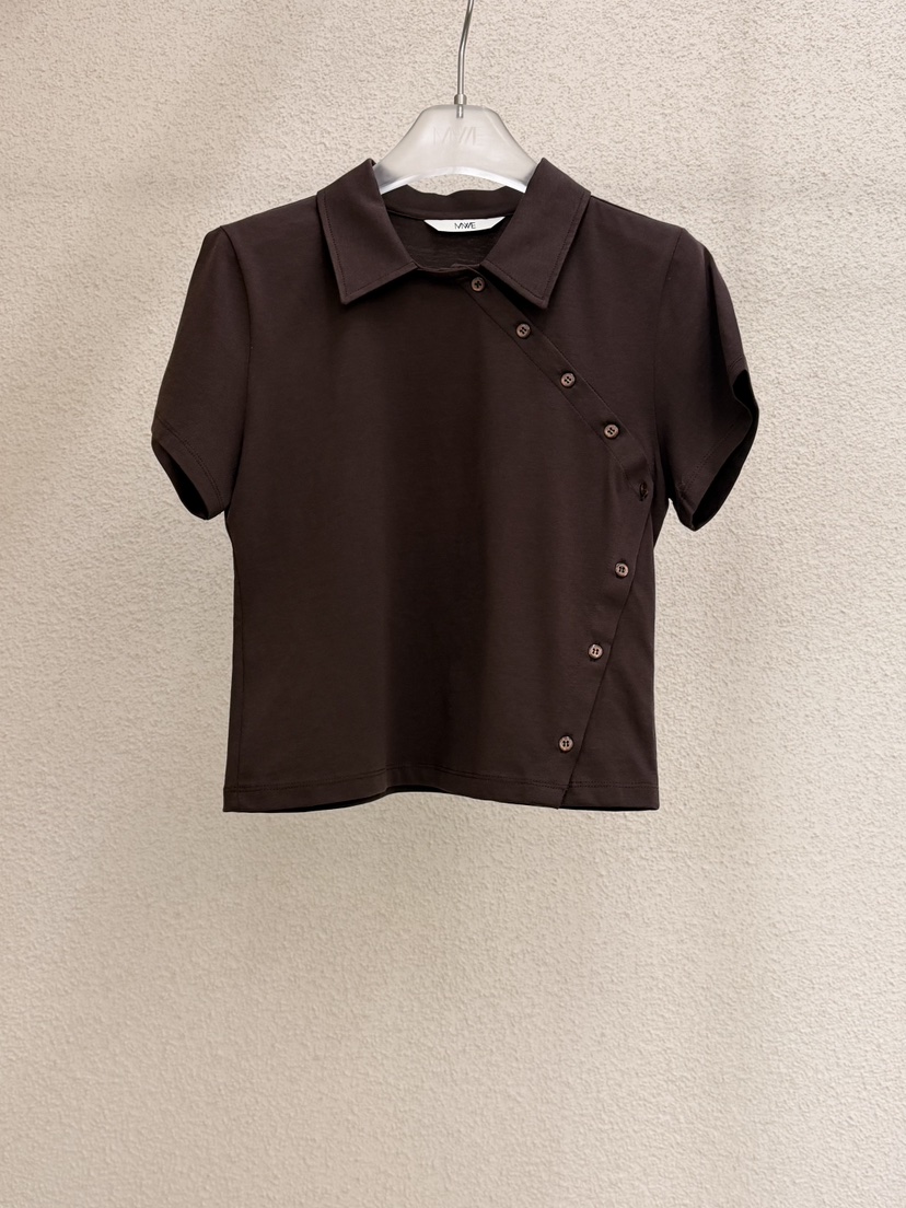 MWE東大門直郵女士新款時尚真品熱賣休閑人氣推薦26春夏T恤MWET恤圖色4棕色