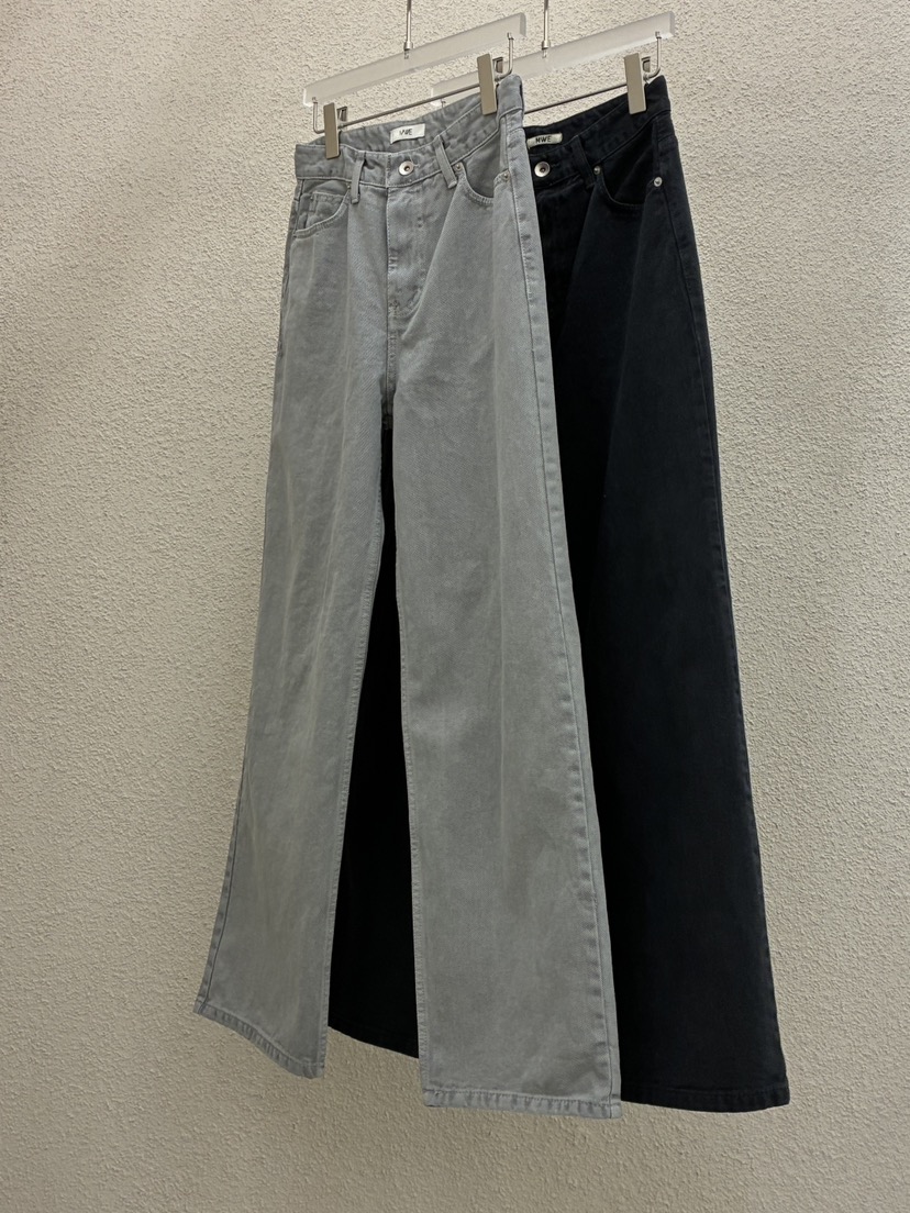 MWE東大門直郵女士新品職業休閑真品推薦熱賣人氣26春夏牛仔褲MWE牛仔褲