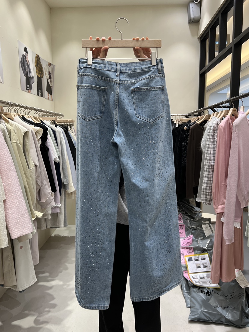 MARIE MARIE東大門實拍女士新款人氣推薦職業時尚牛仔褲MARIE MARIE牛仔褲