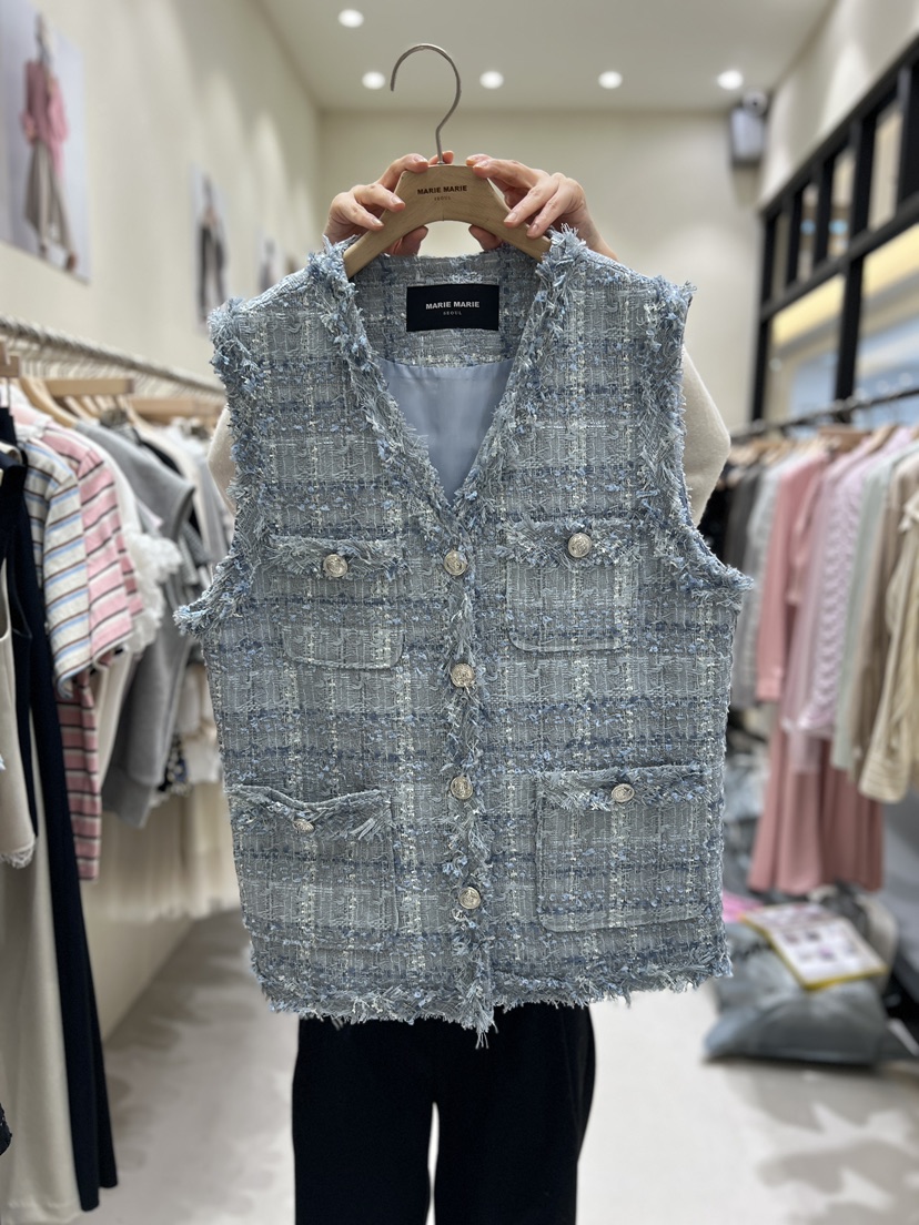 MARIE MARIE韓國代購女裝新品人氣職業真品推薦時尚馬甲MARIE MARIE馬甲圖色2