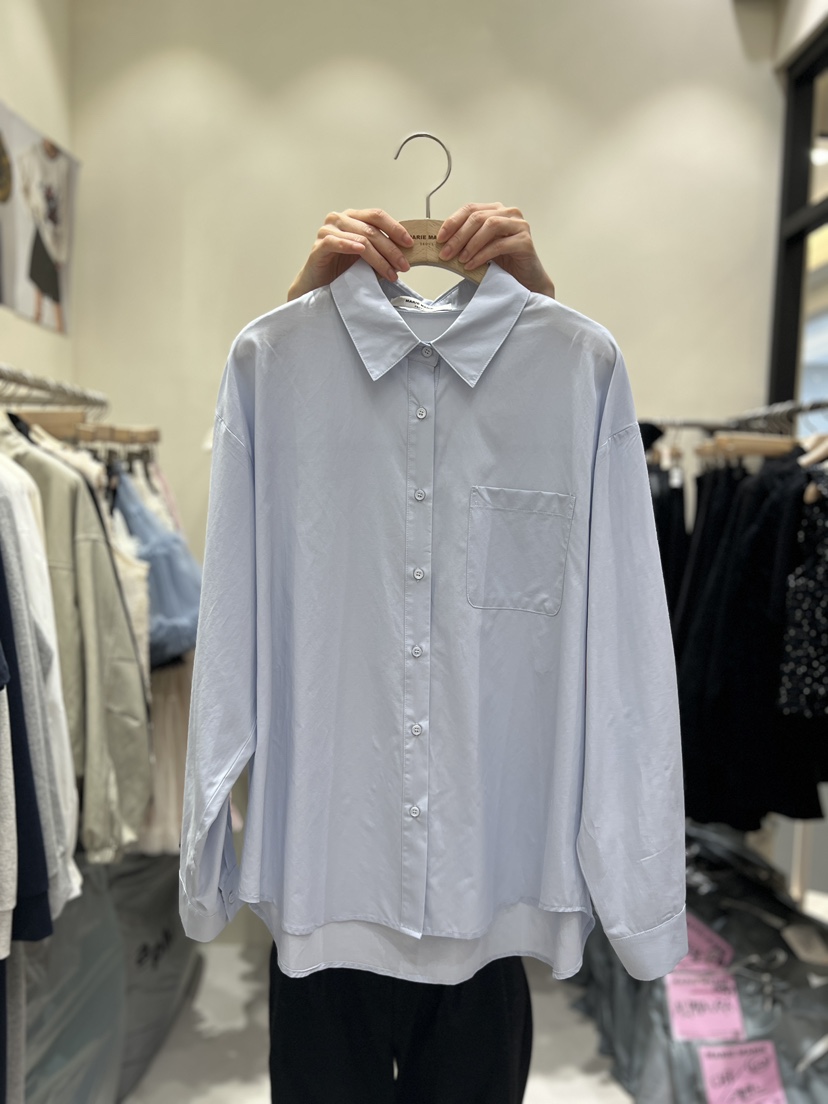 MARIE MARIE韓國代購女裝新款職業26春夏時尚襯衫蕾絲衫MARIE MARIE襯衫/蕾絲衫圖色3