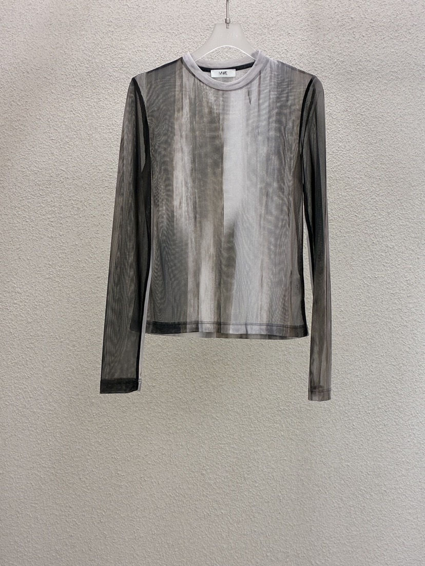 MWE東大門直郵女裝新款26春夏真品職業時尚休閑人氣長袖T恤MWE長袖T恤圖色1