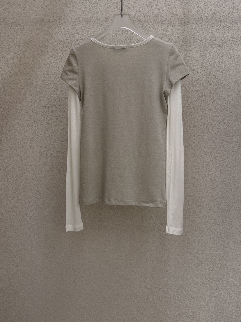 MWE東大門代購女士新品休閑熱賣時尚真品推薦長袖T恤假兩件MWE長袖T恤