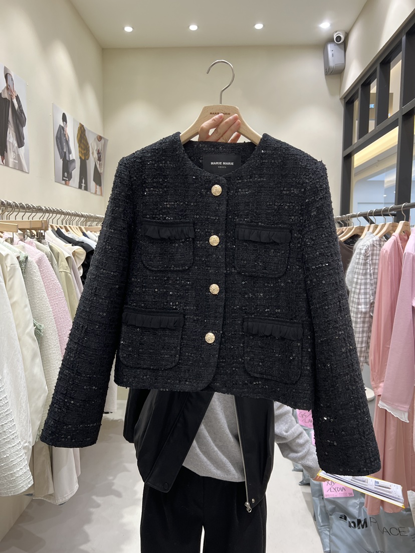MARIE MARIE東大門代購女士新品真品休閑推薦人氣夾克口袋MARIE MARIE夾克圖色2