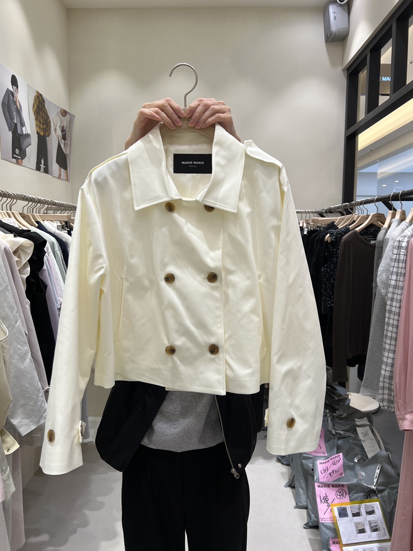 MARIE MARIE韓國代購女裝新品推薦時尚熱賣人氣26春夏夾克MARIE MARIE夾克圖色1