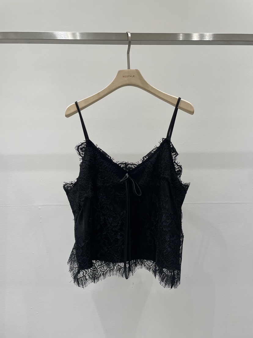 RE STYLE-Q韓國直郵女士新品職業休閑人氣吊帶背心蕾絲RE STYLE吊帶/背心圖色2