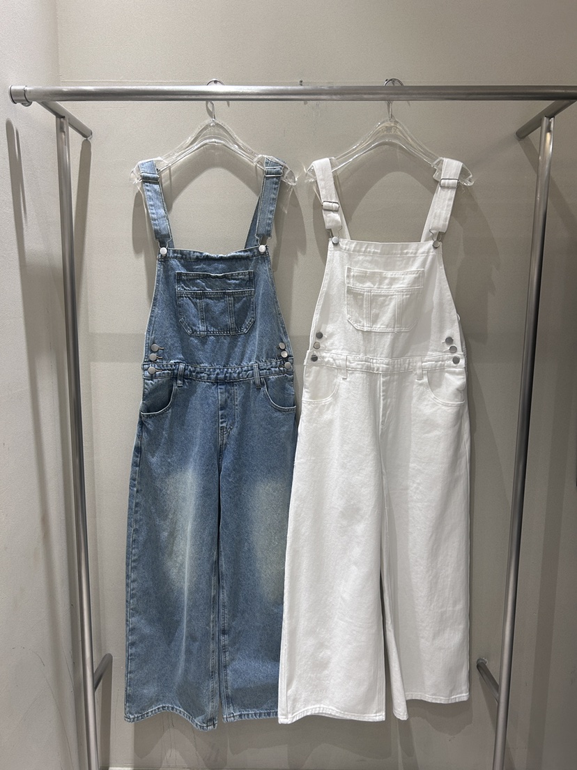 LATTE-P韓國直郵女士新款人氣26春夏時尚休閑熱賣背帶褲LATTE-P背帶褲