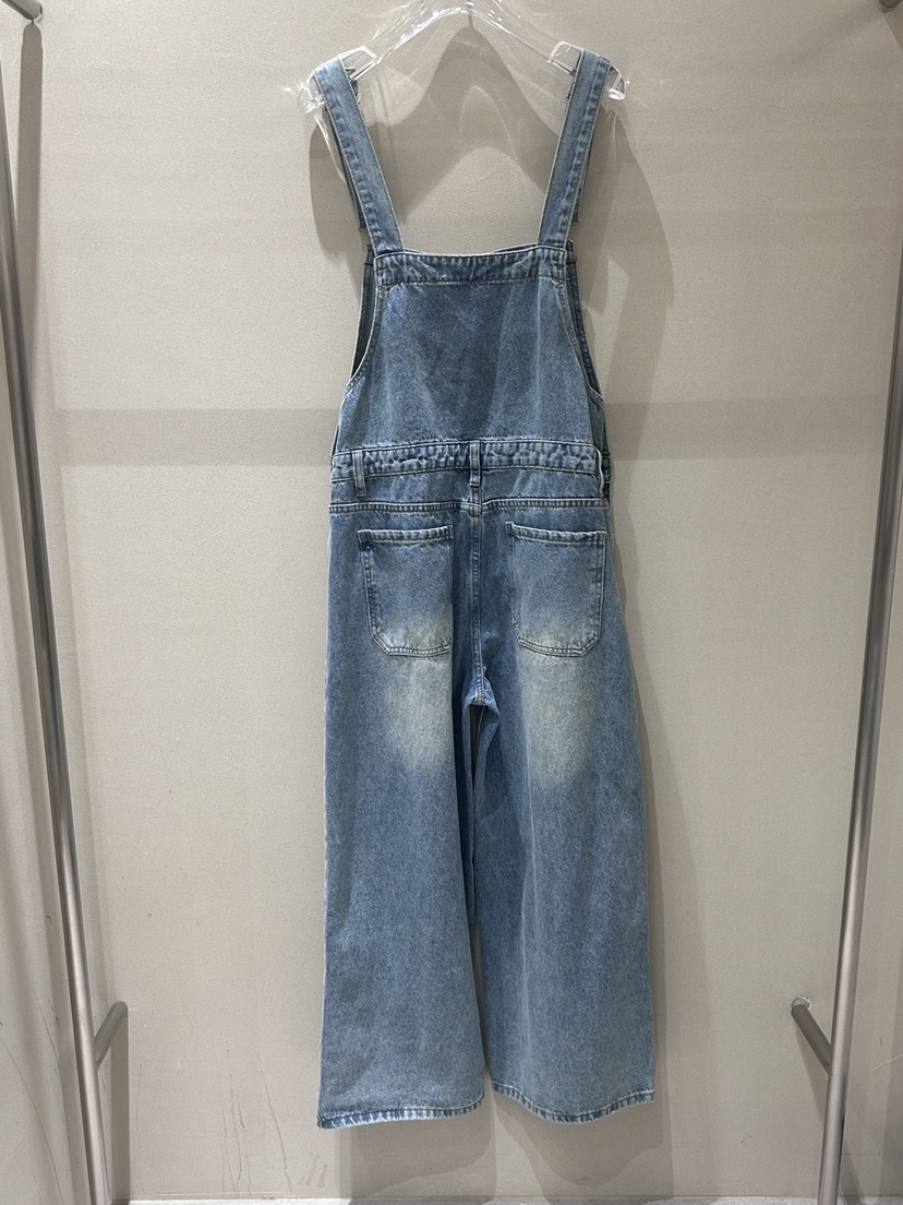 LATTE-P韓國直郵女士新款人氣26春夏時尚休閑熱賣背帶褲LATTE-P背帶褲