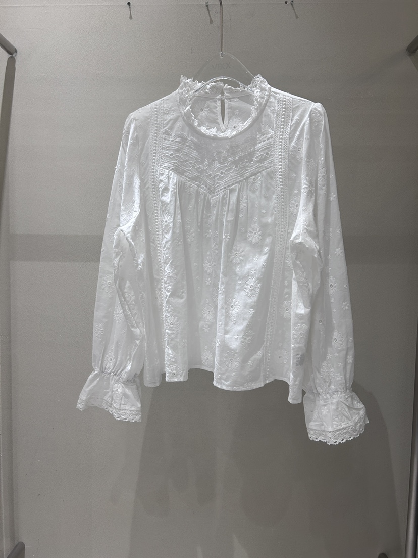 LATTE-P東大門代購女士新款推薦職業真品人氣襯衫蕾絲衫LATTE-P襯衫/蕾絲衫圖色1