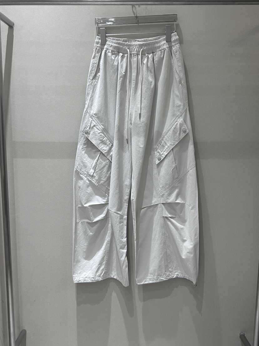 LATTE-P東大門代購女裝新品職業推薦26春夏熱賣休閑褲口袋LATTE-P休閑褲圖色2米色