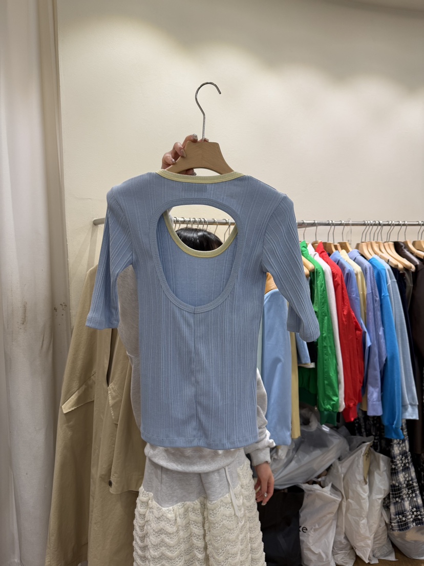 AUVERFIT東大門代購女裝新品人氣休閑真品熱賣職業26春夏T恤AUVERFITT恤