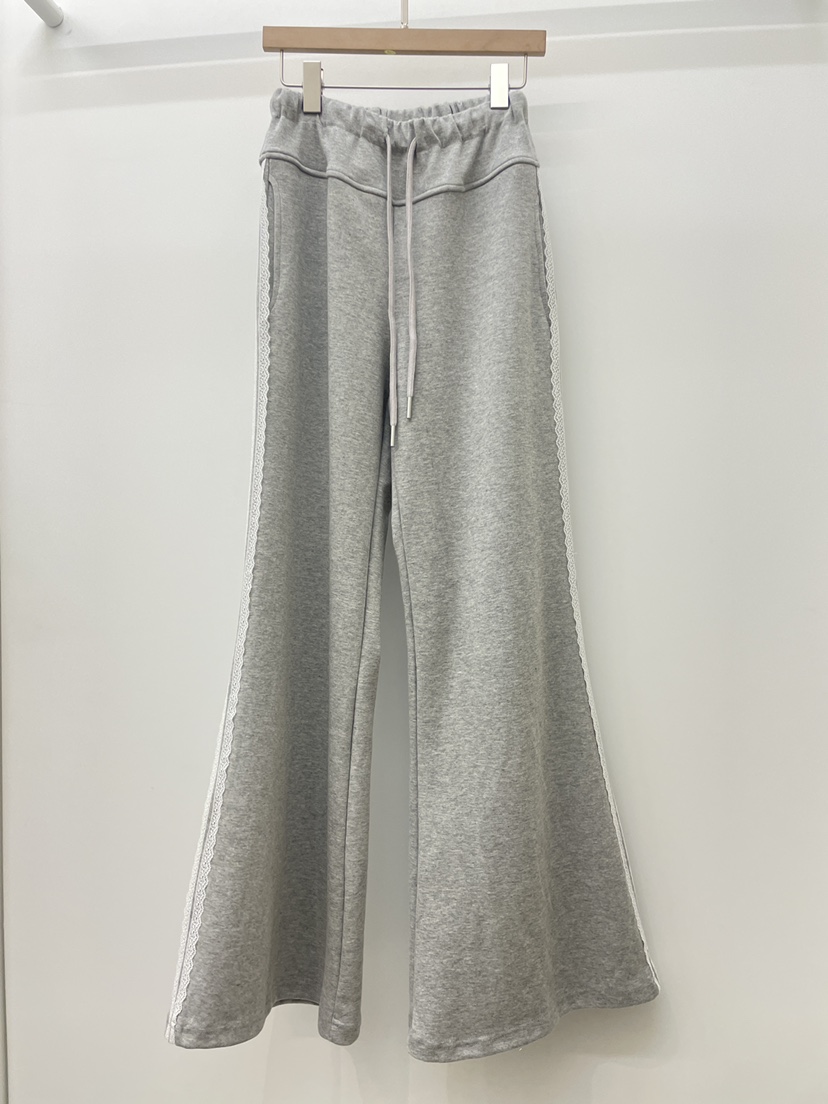 NYLON韓國代購女裝新品26春夏真品人氣推薦職業休閑褲蕾絲NYLON休閑褲圖色1