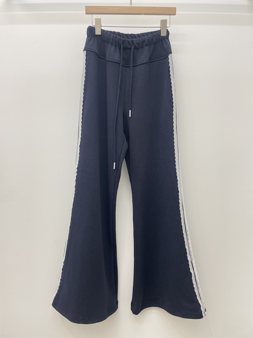 NYLON韓國代購女裝新品26春夏真品人氣推薦職業休閑褲蕾絲NYLON休閑褲圖色2