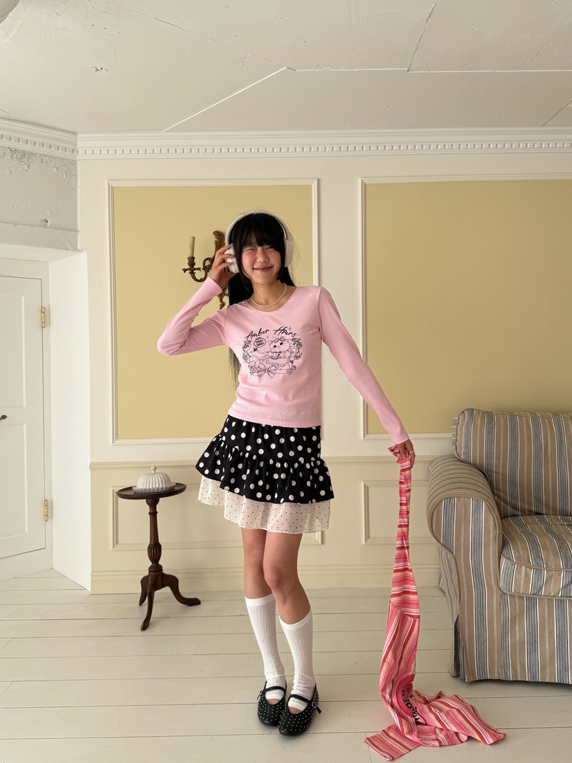 MORE THAN-P東大門直郵女裝新款職業26春夏休閑長袖T恤MORE THAN長袖T恤