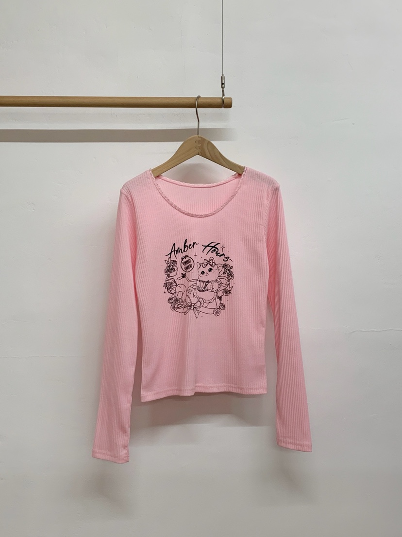 MORE THAN-P東大門直郵女裝新款職業26春夏休閑長袖T恤MORE THAN長袖T恤圖色2