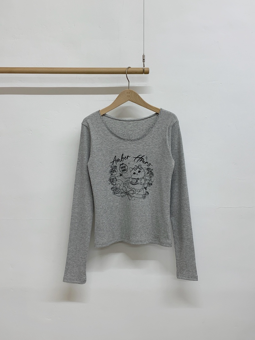 MORE THAN-P東大門直郵女裝新款職業26春夏休閑長袖T恤MORE THAN長袖T恤圖色3