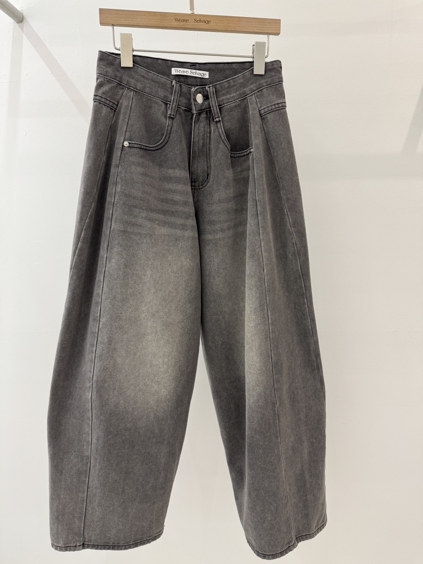 WEAUE SELVAGE東大門實拍女士新品推薦職業時尚熱賣牛仔褲Weave Selvage牛仔褲圖色2