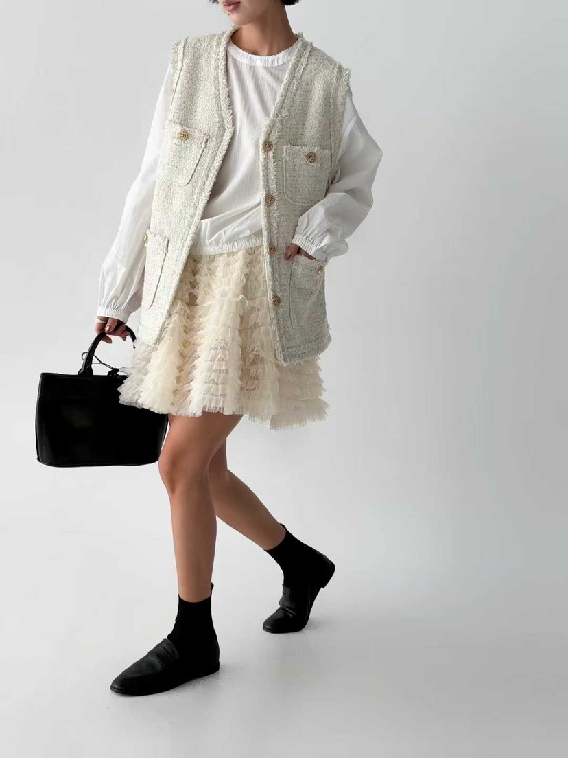 MARIE MARIE韓國直郵女裝新品26春夏職業人氣熱賣時尚馬甲MARIE MARIE馬甲