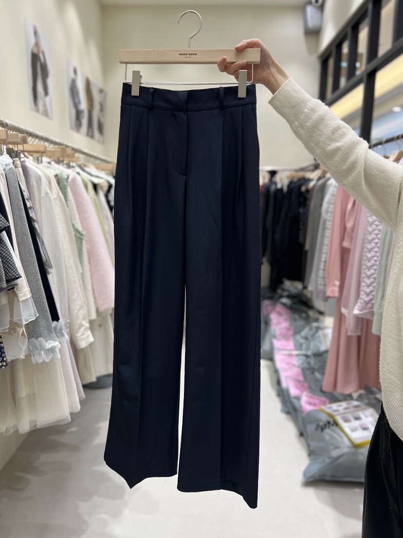 MARIE MARIE東大門代購女士新款休閑熱賣推薦人氣休閑褲MARIE MARIE休閑褲圖色2深藍色