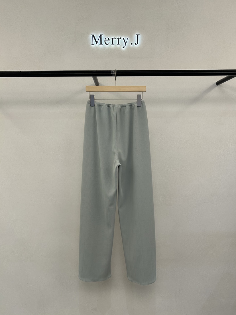 MERRY-J東大門直郵女士新款熱賣26春夏推薦時尚休閑褲褶皺MERRY-J休閑褲