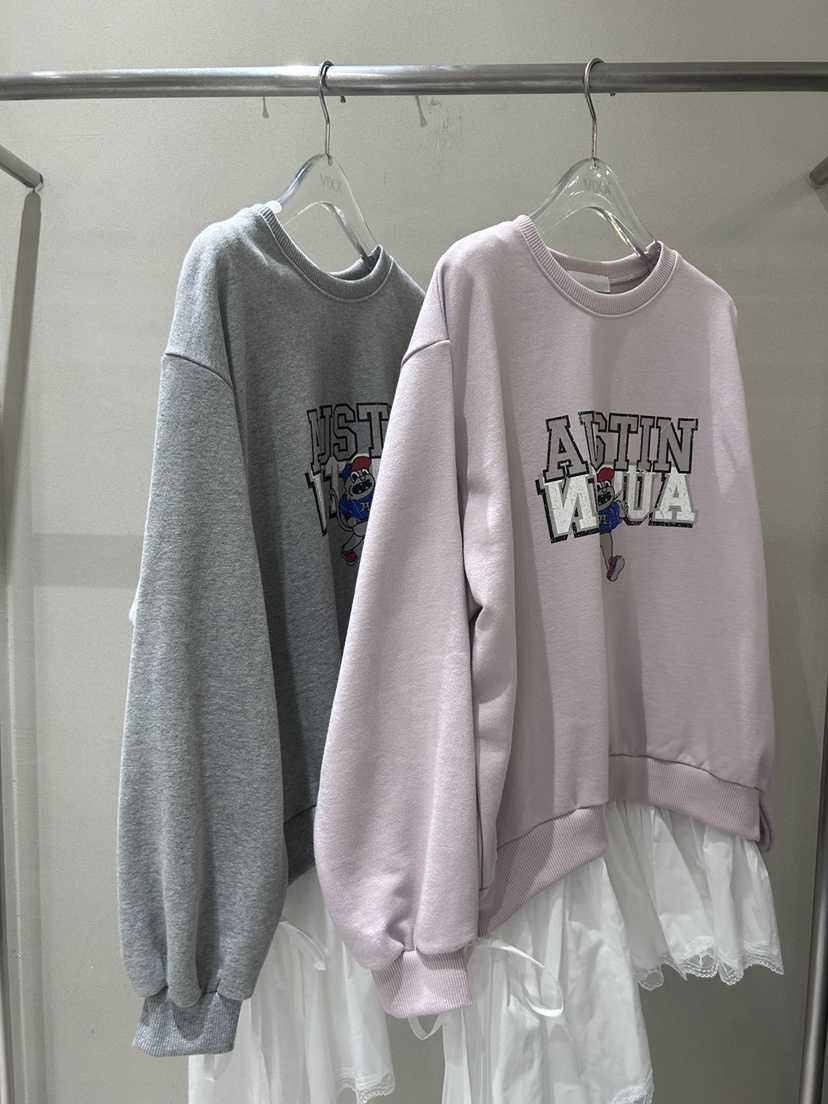 LATTE-P韓國直郵女士新款人氣休閑職業時尚熱賣衛衣蕾絲LATTE-P衛衣