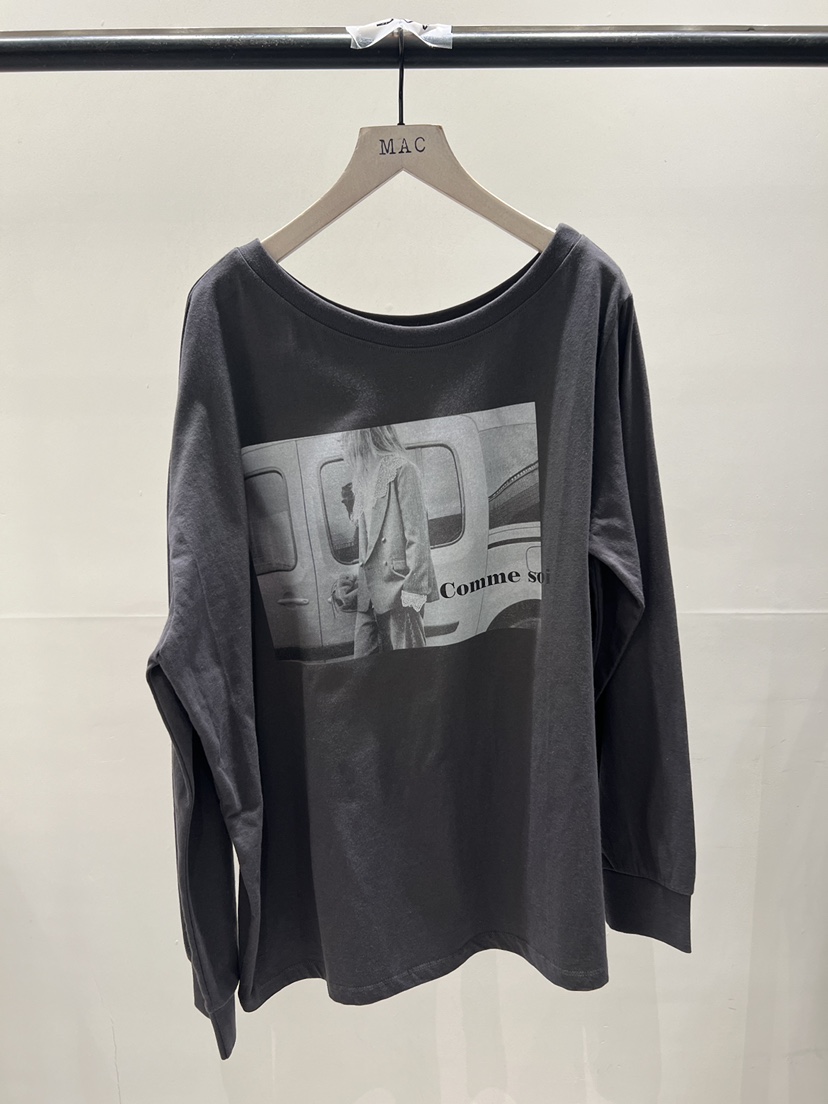 MAC東大門實拍女士新款26春夏休閑真品熱賣人氣時尚長袖T恤THE FORWARD MAC長袖T恤圖色2