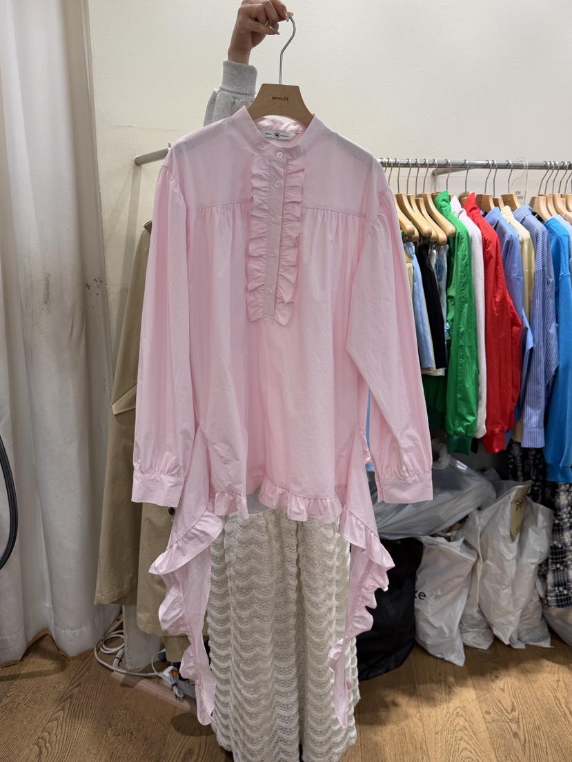 AUVERFIT東大門直郵女士新品熱賣26春夏推薦真品襯衫蕾絲衫AUVERFIT襯衫/蕾絲衫圖色2