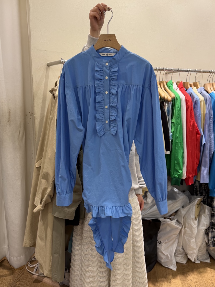 AUVERFIT東大門直郵女士新品熱賣26春夏推薦真品襯衫蕾絲衫AUVERFIT襯衫/蕾絲衫圖色3