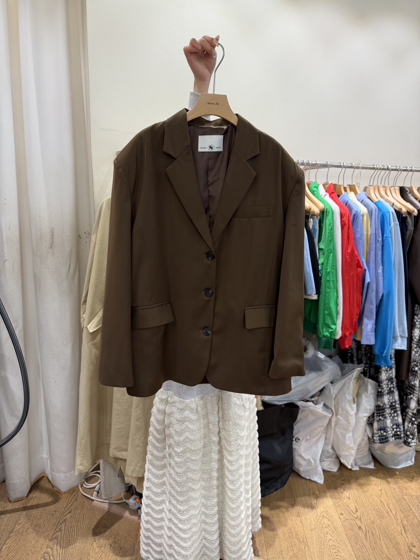 AUVERFIT東大門實拍女裝新款26春夏職業真品推薦時尚夾克AUVERFIT夾克圖色3