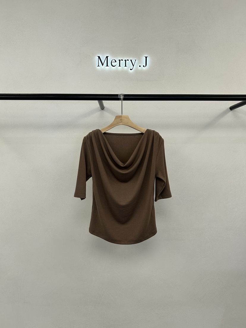 MERRY-J韓國代購女士新款人氣真品推薦26春夏職業休閑T恤MERRY-JT恤圖色1
