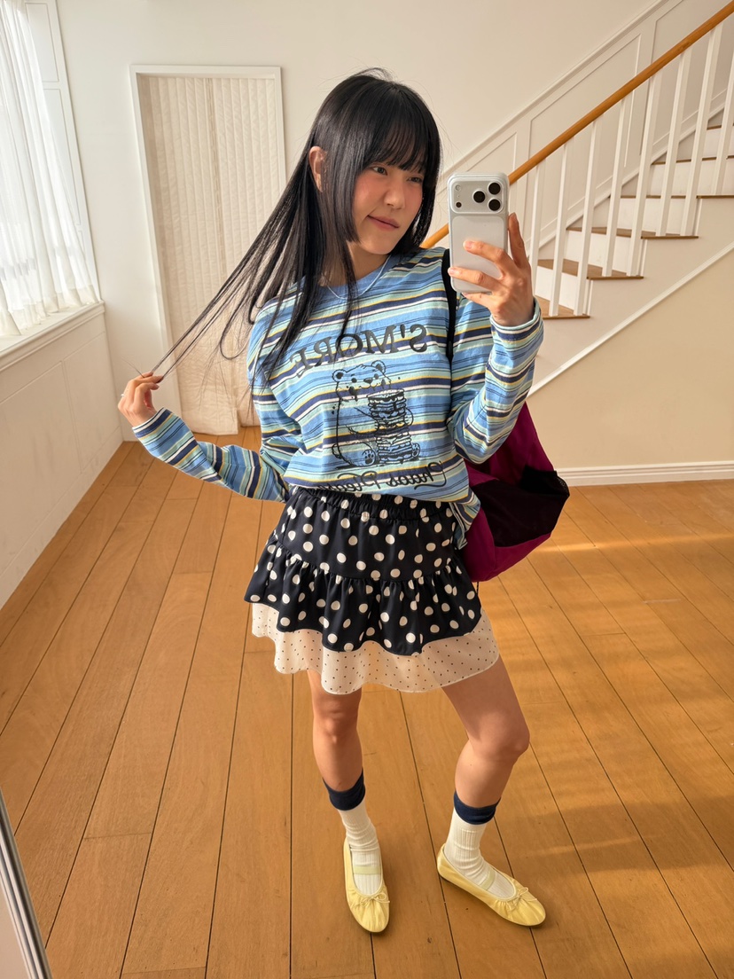 MORE THAN-P東大門實拍女裝新品推薦休閑26春夏人氣短裙MORE THAN短裙