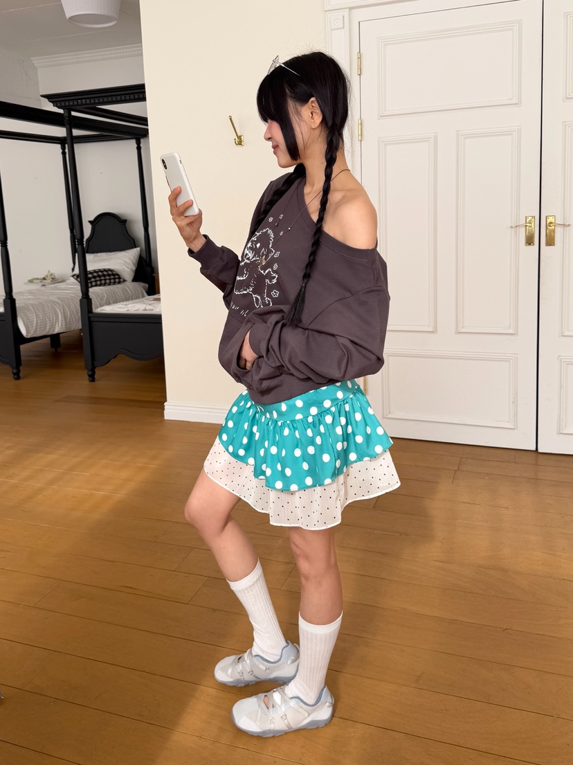 MORE THAN-P東大門實拍女裝新品推薦休閑26春夏人氣短裙MORE THAN短裙