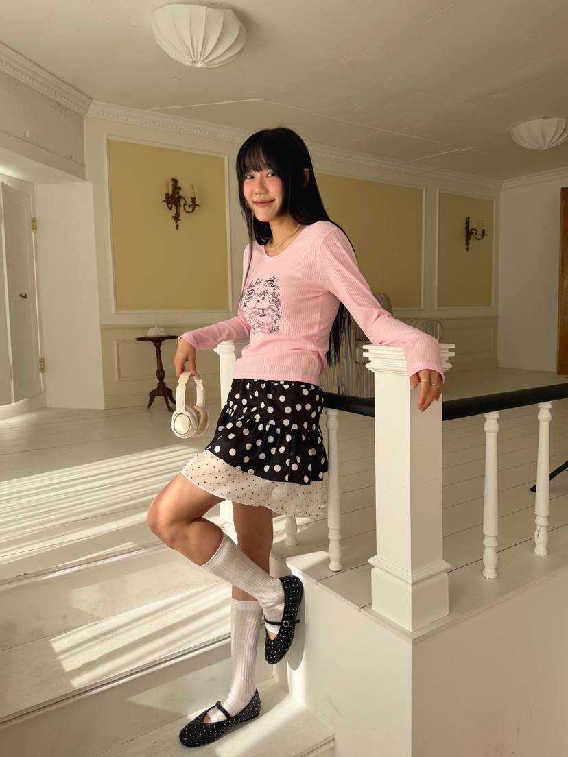 MORE THAN-P東大門實拍女裝新品推薦休閑26春夏人氣短裙MORE THAN短裙