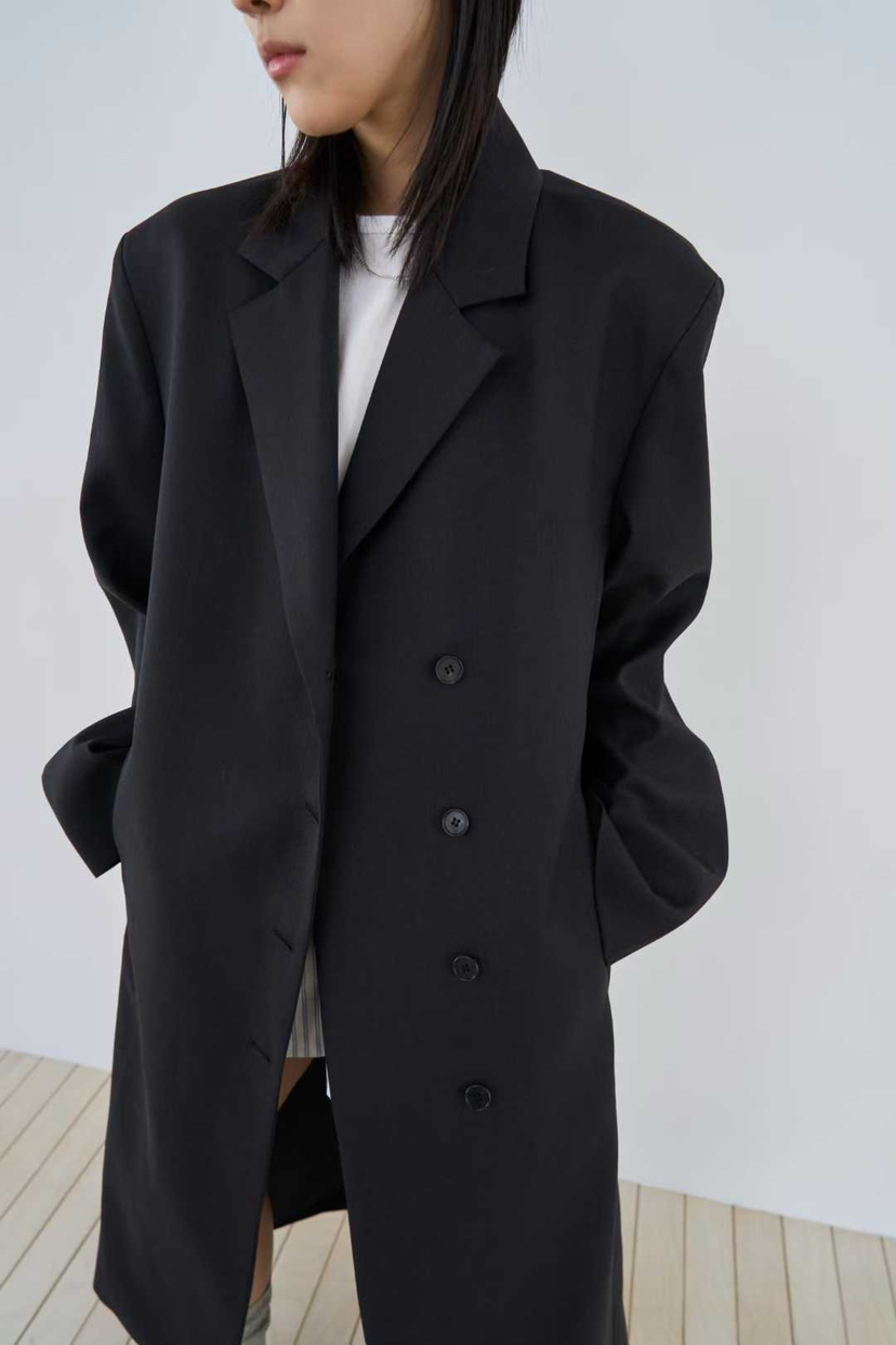 MAINT東大門直郵女裝新款時尚熱賣人氣休閑26春夏長款風衣MAINT長款風衣