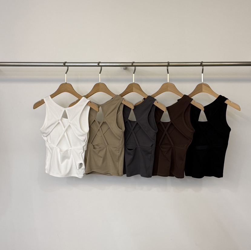 TWENTY FOUR SEVEN24-7東大門實拍女裝新品休閑吊帶背心TEWNTY FOUR SEVEN24-7吊帶/背心
