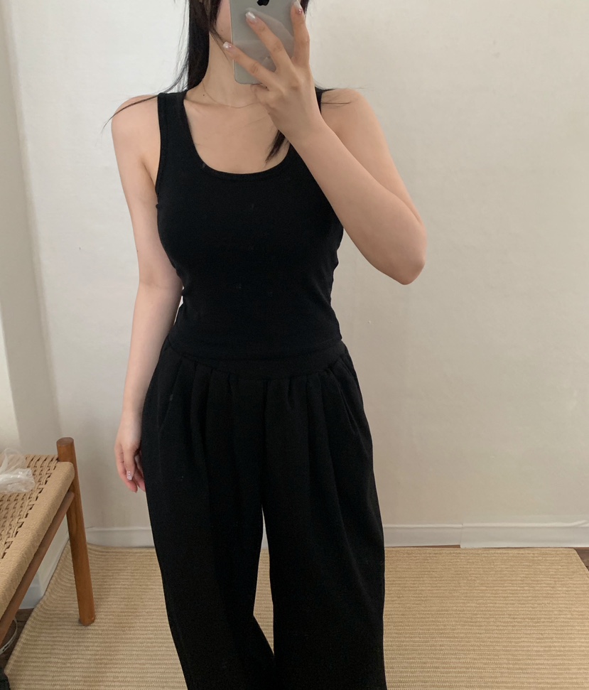 TWENTY FOUR SEVEN24-7東大門實拍女裝新品休閑吊帶背心TEWNTY FOUR SEVEN24-7吊帶/背心