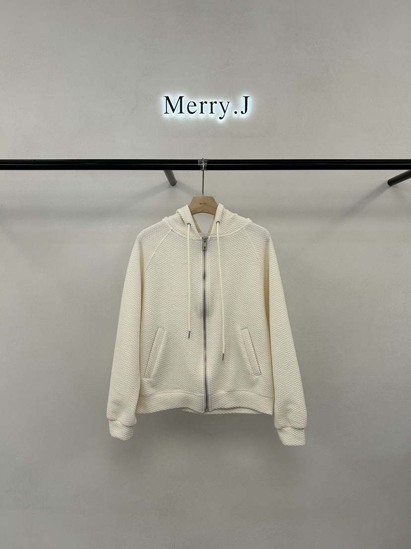 MERRY-J東大門實拍女士新品時尚26春夏休閑夾克連帽拉鏈衫MERRY-J夾克圖色1