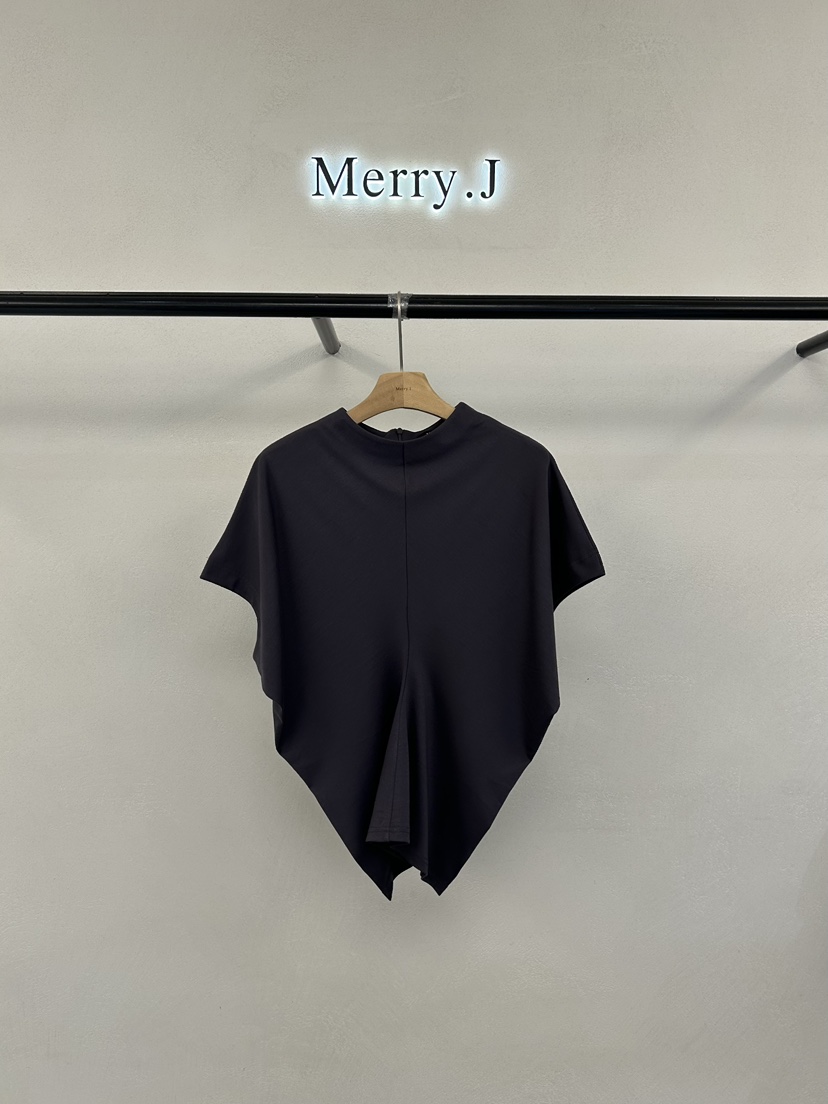 MERRY-J東大門代購女裝新款熱賣時尚26春夏推薦休閑職業T恤MERRY-JT恤圖色2