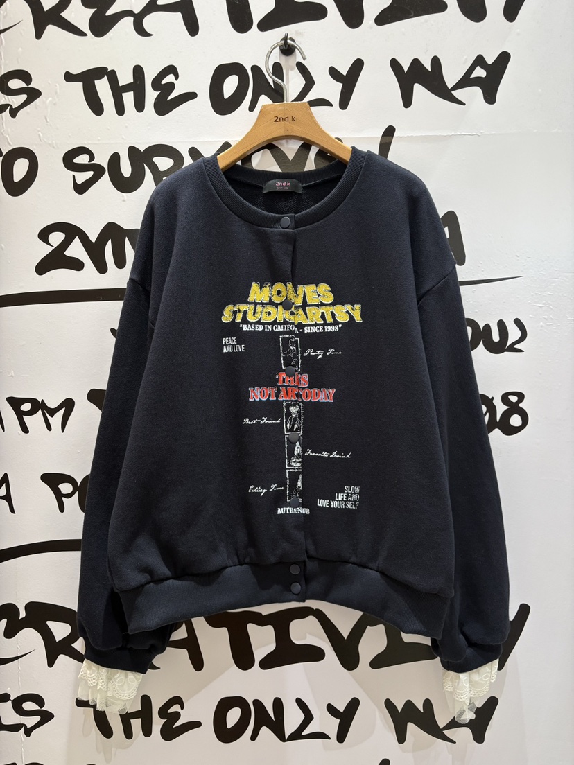 2ND K韓國代購女裝新款26春夏休閑推薦職業真品夾克羊毛衫2ND K夾克圖色4