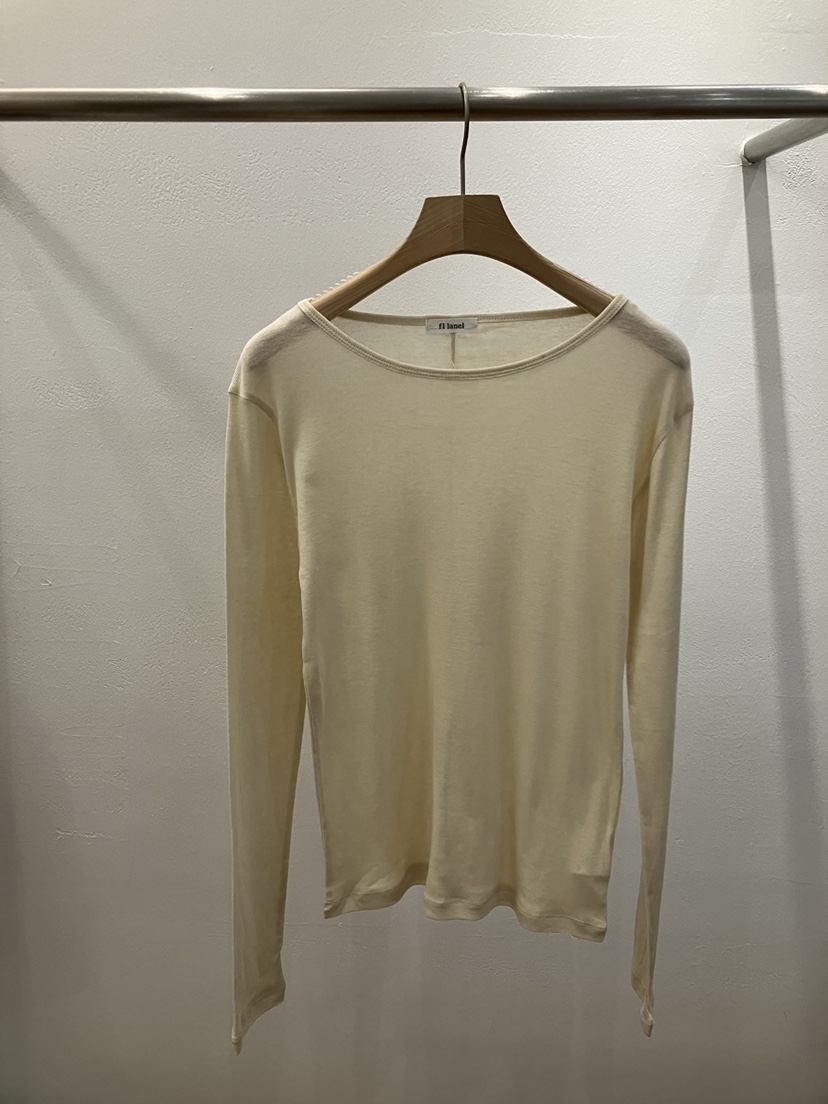 FL LANEL韓國直郵女裝新款26春夏人氣職業推薦休閑長袖T恤FL LANEL長袖T恤圖色6奶油色